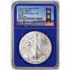 Image 1 : 2021(S) Type 1 $1 American Silver Eagle Coin NGC MS70 FDI San Francisco Blue Core