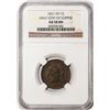 Image 1 : 1837 Half Cent of Copper Hard Times Token NGC AU58 BN HT-73