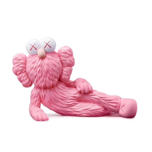 Kaws "Time Off (Pink)" Vinyl Sculpture