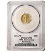 Image 2 : 2016-W Mercury Dime Centennial Commemorative Gold Coin PCGS SP70 First Strike