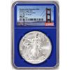 Image 1 : 2020(S) $1 American Silver Eagle Coin NGC MS70 FDOI San Francisco Mint Blue Core