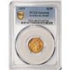Image 1 : 1879 $2 1/2 Liberty Head Quarter Eagle Gold Coin PCGS Genuine Graffiti AU Detail