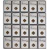 Image 3 : Lot of (20) 1999 $5 American Gold Eagle Coins NGC MS69