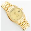 Image 3 : Rolex Men's 18K Yellow Gold Champagne Index Day Date President Wristwatch