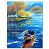 Image 1 : Vadik Suljakov "Quiet Morning on the Lake" Original Oil on Canvas