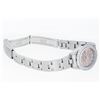 Image 6 : Rolex Ladies Stainless Steel Salmon Arabic Diamond Datejust Wristwatch