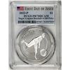 Image 1 : 2022-P $1 Proof Negro Leagues Baseball Silver Dollar Coin PCGS PR70DCAM FDOI