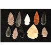 Image 1 : 10 ASSORTED ARROWHEADS: 1 1/2'' X 2" VARIOUS