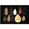 Image 2 : 10 ASSORTED ARROWHEADS: 1 1/2'' X 2" VARIOUS