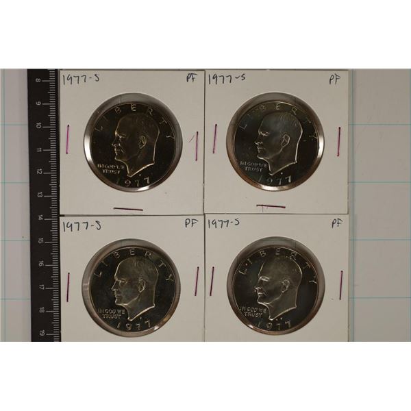 4-1977-S PROOF IKE DOLLARS