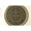 Image 1 : 1924 BRAZIL SILVER 2000 REIS .1286 OZ. ASW