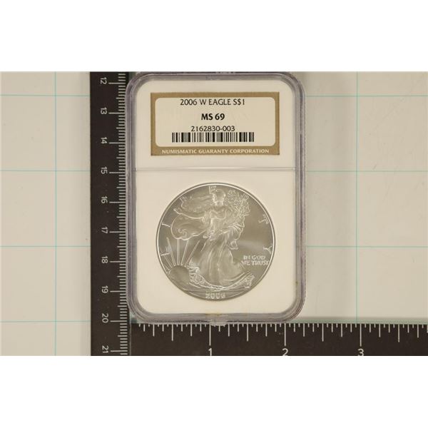 2006-W AMERICAN SILVER EAGLE NGC MS69