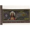 Image 1 : GOLD FOIL US $100 JESUS CHRIST COMMEMORATIVE