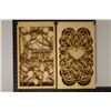 Image 1 : 2-WOODEN MONEY HOLDER GIFT BOXES: 3 3/4" X