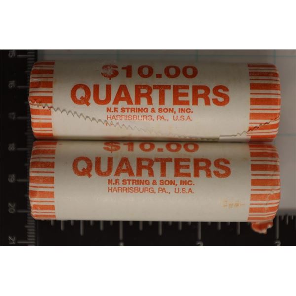 2-SOLID DATE $10 ROLLS OF 2008-D ARIZONA AND