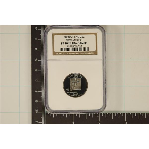 2008-S NEW MEXICO QUARTER NGC PF70 ULTRA CAMEO