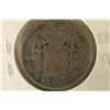 Image 2 : 1879 SPAIN SILVER 2 PESETAS .2685 OZ. ASW