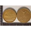 Image 2 : 2-2" AMERICAN MILITARY BRONZE ROUNDS: GENERAL