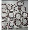 Image 1 : Lot of (13) Mencom Corporation #MIN-12FR-3-18 CYJV Cable Assy. Fittings