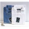 Image 1 : NEW WESTLINE SHIRTS 1DENIM/1WHITE SIZE 2XL