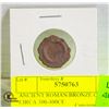 Image 1 : ANCIENT ROMAN BRONZE COIN CIRCA 300-400CE