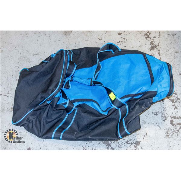 BLACK AND BLUE X-LARGE HOCKEY BAG