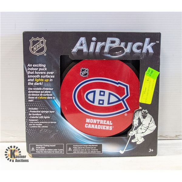 NEW NHL HABS AIR PUCK TOY