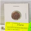 Image 1 : ANCIENT ROMAN BRONZE COIN CIRCA 300-400CE