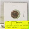 Image 1 : ANCIENT ROMAN BRONZE COIN CIRCA 300-400CE