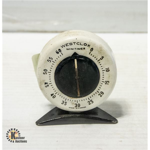 VINTAGE WESTCLOX MECHANICAL TIMER, TESTED