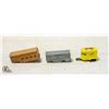 LOT 3 VINTAGE MATCHBOX TRAILERS