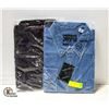 Image 1 : NEW SHIRTS 1DENIM/1BLACK SIZE 2XL