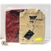 Image 1 : NEW SHIRTS 1TAN/1BURGANDY SIZE L