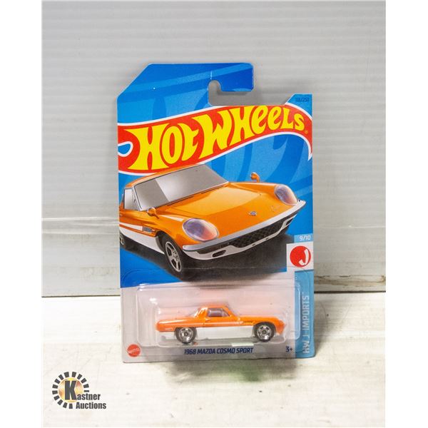 SINGLE SEALED HOTWHEELS 1968 MAZDA COSMO SPORT