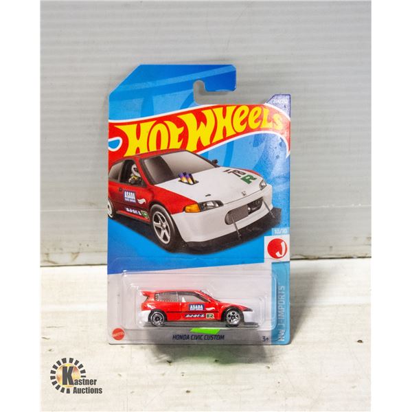 SINGLE SEALED HOTWHEELS HONDA CIVIC CUSTOM