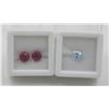 Image 1 : #204-BLUE TOPAZ 1.05CT& HEATED RUBY 3.45CT