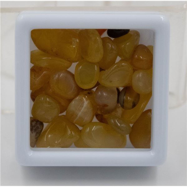 #114-NATURAL YELLOW AGATE ROUGH 101.15 CT