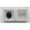 Image 1 : #227- UNHEATED  CITRINE 3.45CT & EMERALD 7.75CT