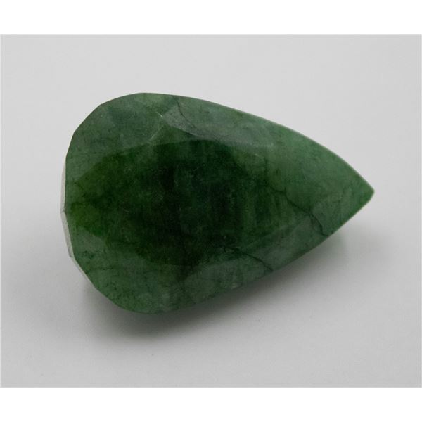 #58-GREEN EMERALD GEMSTONE 150.90 CT