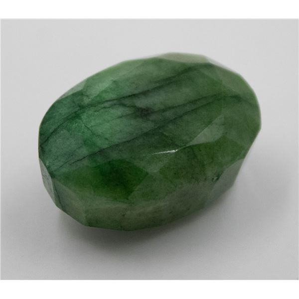 #54-GREEN EMERALD GEMSTONE 148.90 CT