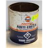 Image 1 : VINTAGE GULF ANTI-FREEZE ONE GALLON TIN CAN