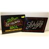 Image 1 : 2 BEER SIGNS 15" X 20"