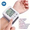 Image 1 : NEW PORTABLE WRIST BLOOD PRESSURE MONITOR W/VOICE