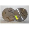 Image 1 : DELTA 10" SAW BLADE & 10" CARBIDE TIP, 2 BLADES