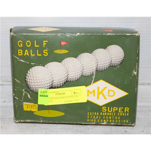 14 UNUSED GOLF BALLS STILL IN PACKAGE