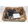 Image 1 : BOX OF STAGE ELECTRONICS, CORDS AND