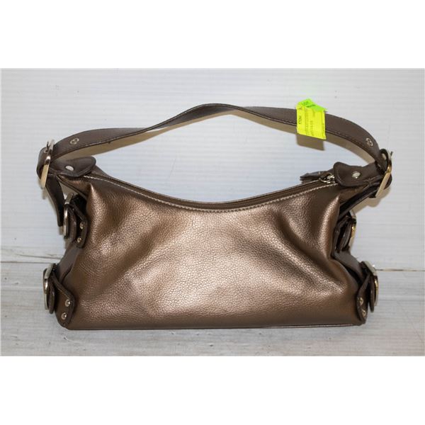 ST. JOHN'S BAY LEATHER PURSE - BRONZE COLOUR