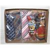 BOX WITH 5 MEN'S TIES INCL. DONALD DUCK AND