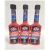 Image 2 : 3 NEW BOTTLES OF STP GAS TREATMENT  - TREATS UP TO