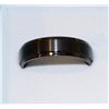 Image 1 : BLACK TITANIUM RING, 6MM WIDE, SIZE 8.5